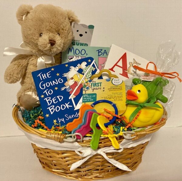 bedtime baby gift basket